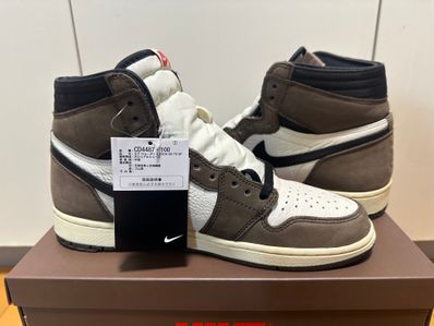Travis Scott × Nike Air Jordan 1 Retro High OG TS SP "Sail/Dark Mocha"