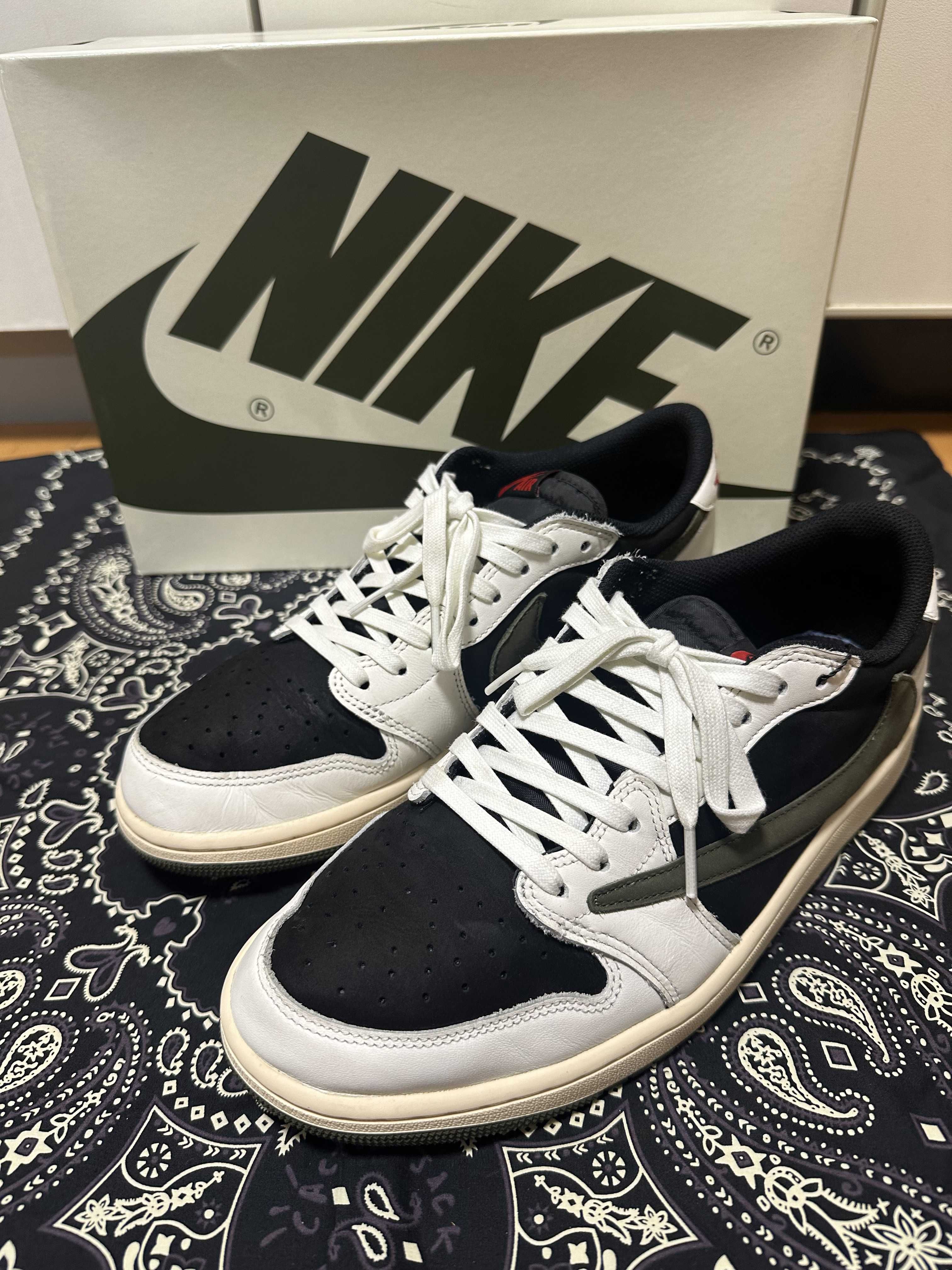 Travis Scott × Nike Women's Air Jordan 1 Low OG "Medium Olive"