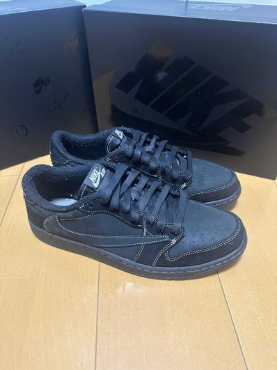 Travis Scott × Nike Air Jordan 1 Low OG SP "Black Phantom"