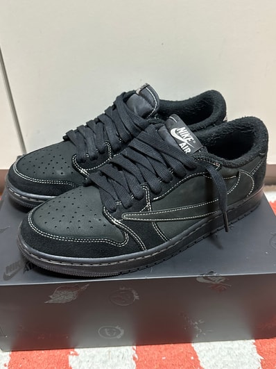 Travis Scott × Nike Air Jordan 1 Low OG SP "Black Phantom"