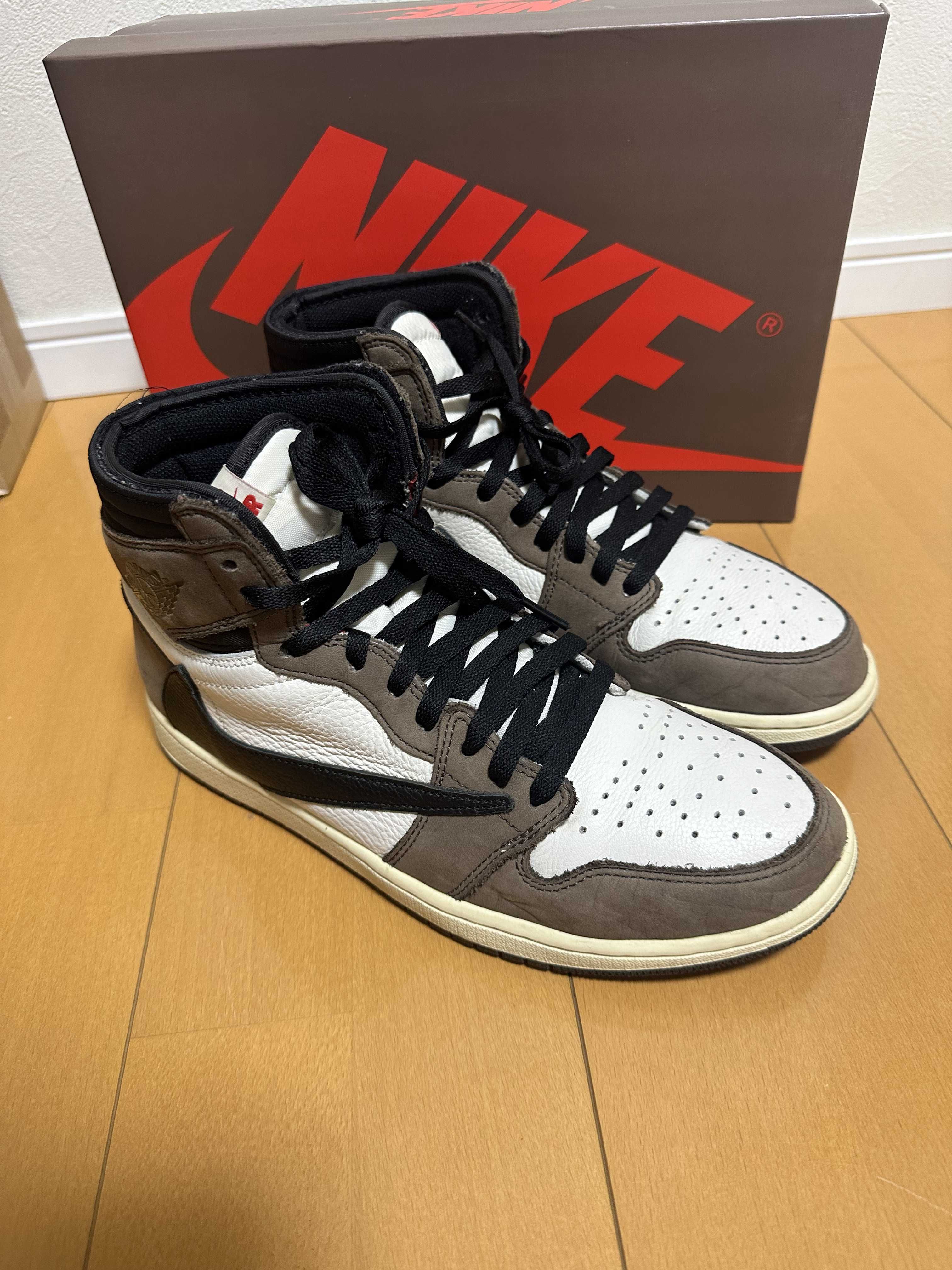 Travis Scott × Nike Air Jordan 1 Retro High OG TS SP "Sail/Dark Mocha"