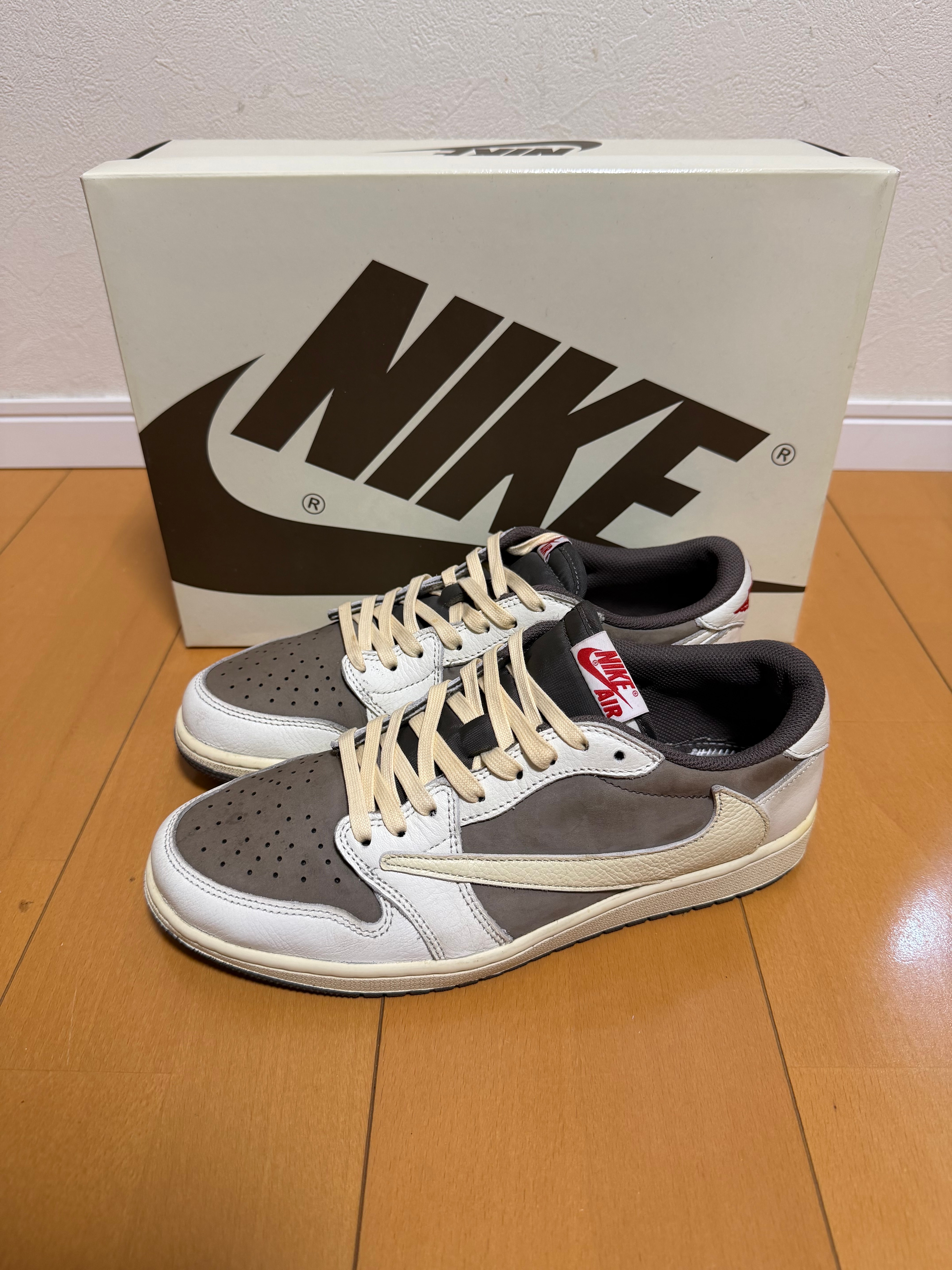 Travis Scott × Nike Air Jordan 1 Low OG SP "Reverse Mocha/Sail and Ridgerock"