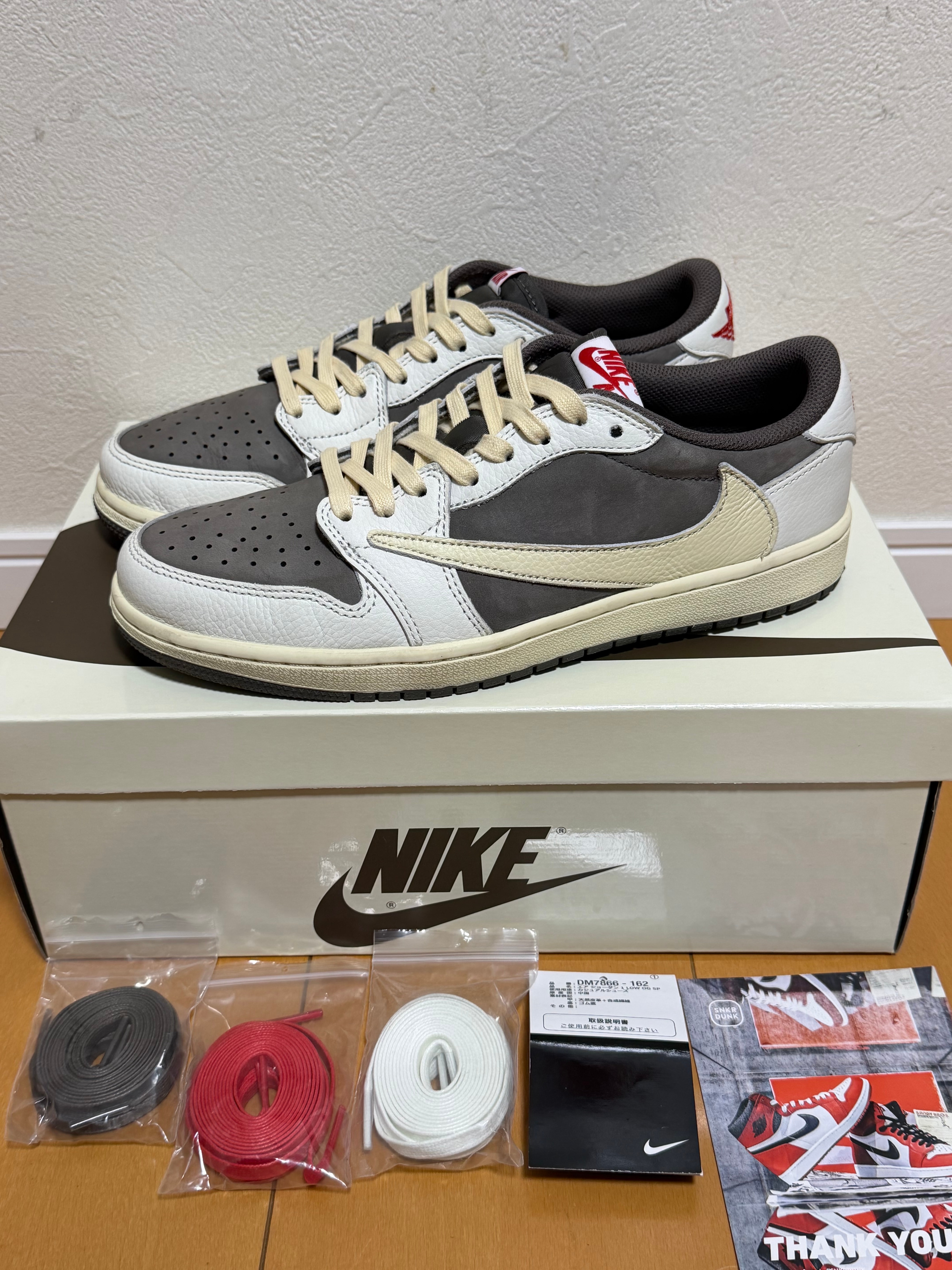 Travis Scott × Nike Air Jordan 1 Low OG SP "Reverse Mocha/Sail and Ridgerock"