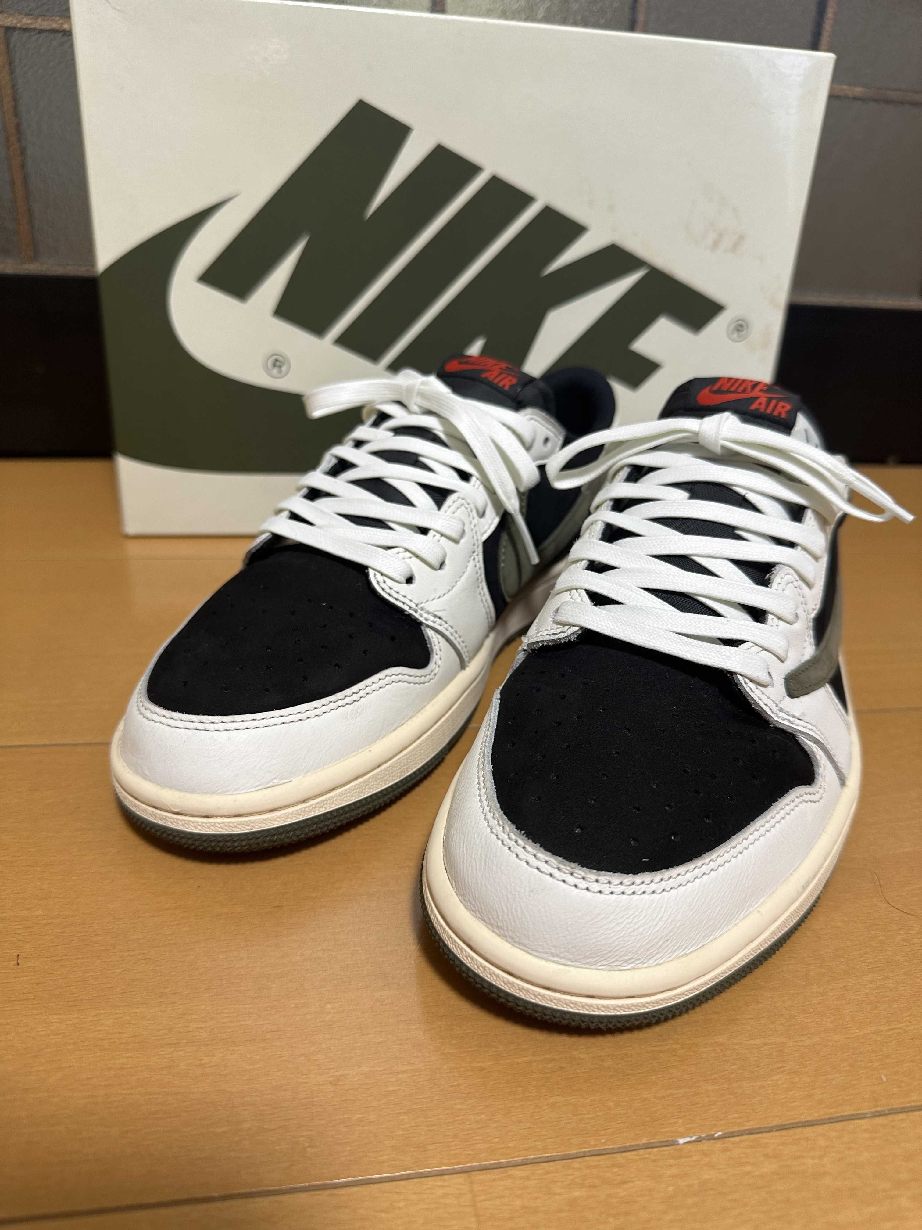 Travis Scott × Nike Women's Air Jordan 1 Low OG "Medium Olive"
