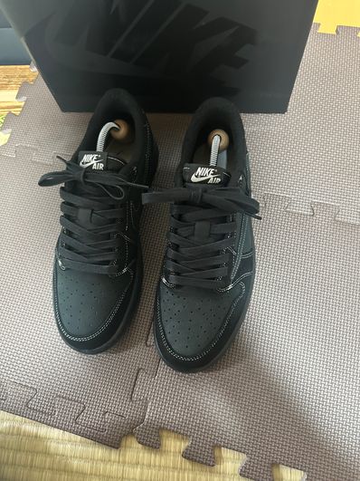 Travis Scott × Nike Air Jordan 1 Low OG SP "Black Phantom"