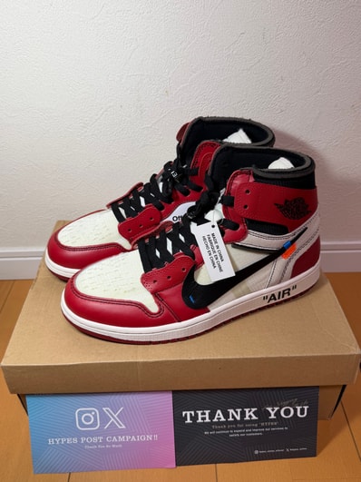 Off-White × Nike Air Jordan 1 Retro High The Ten "Chicago"