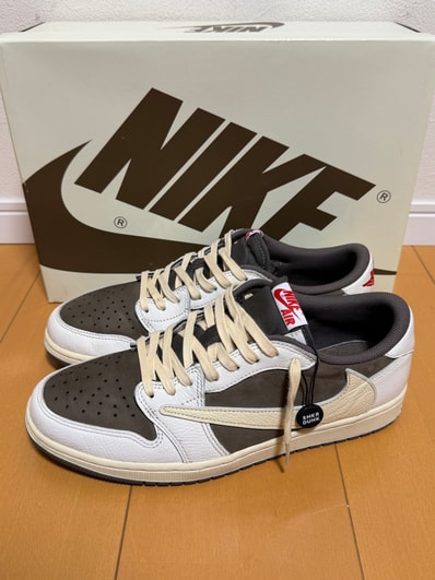 Travis Scott × Nike Air Jordan 1 Low OG SP "Reverse Mocha/Sail and Ridgerock"