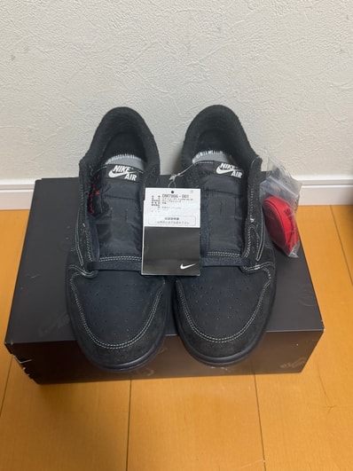 Travis Scott × Nike Air Jordan 1 Low OG SP "Black Phantom"