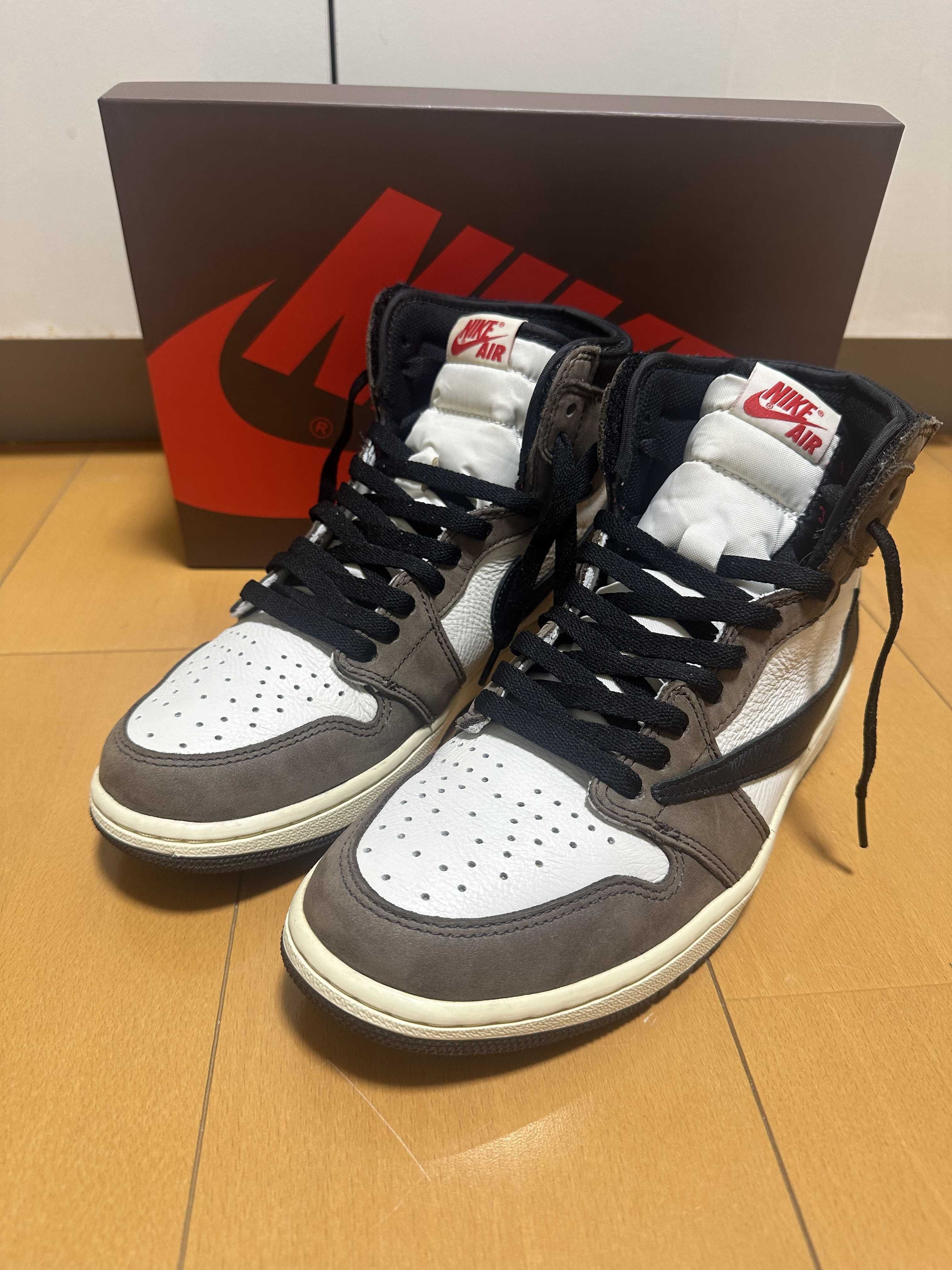 Travis Scott × Nike Air Jordan 1 Retro High OG TS SP "Sail/Dark Mocha"