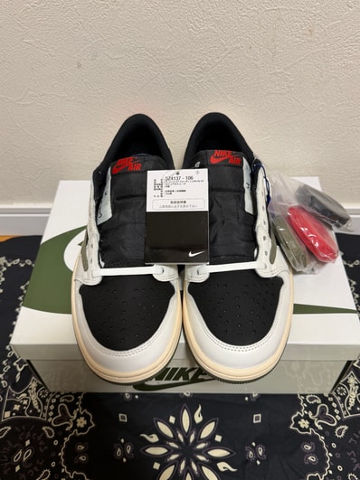 Travis Scott × Nike Women's Air Jordan 1 Low OG "Medium Olive"