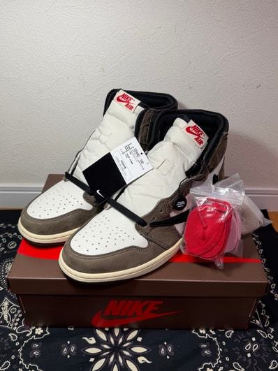 Travis Scott × Nike Air Jordan 1 Retro High OG TS SP "Sail/Dark Mocha"