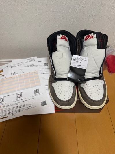 Travis Scott × Nike Air Jordan 1 Retro High OG TS SP "Sail/Dark Mocha"