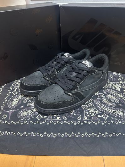 Travis Scott × Nike Air Jordan 1 Low OG SP "Black Phantom"