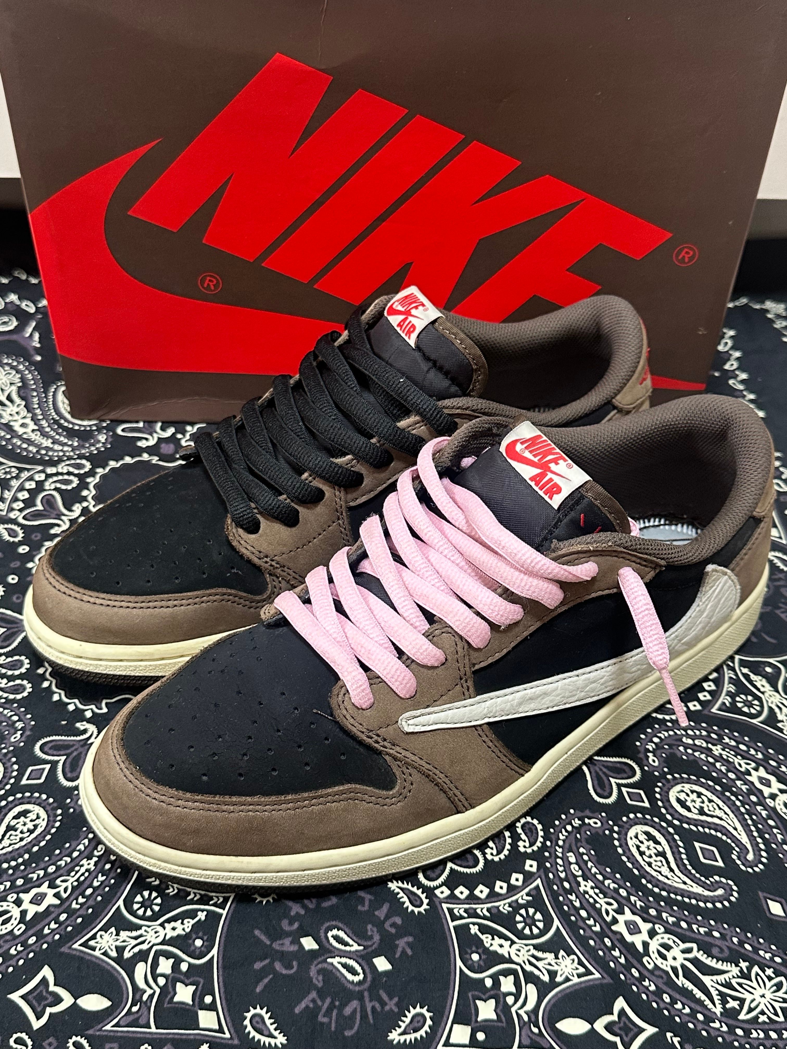 Travis Scott × Nike Air Jordan 1 Low OG SP-T  "Black/Dark Mocha"