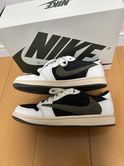 Travis Scott × Nike Women's Air Jordan 1 Low OG "Medium Olive"
