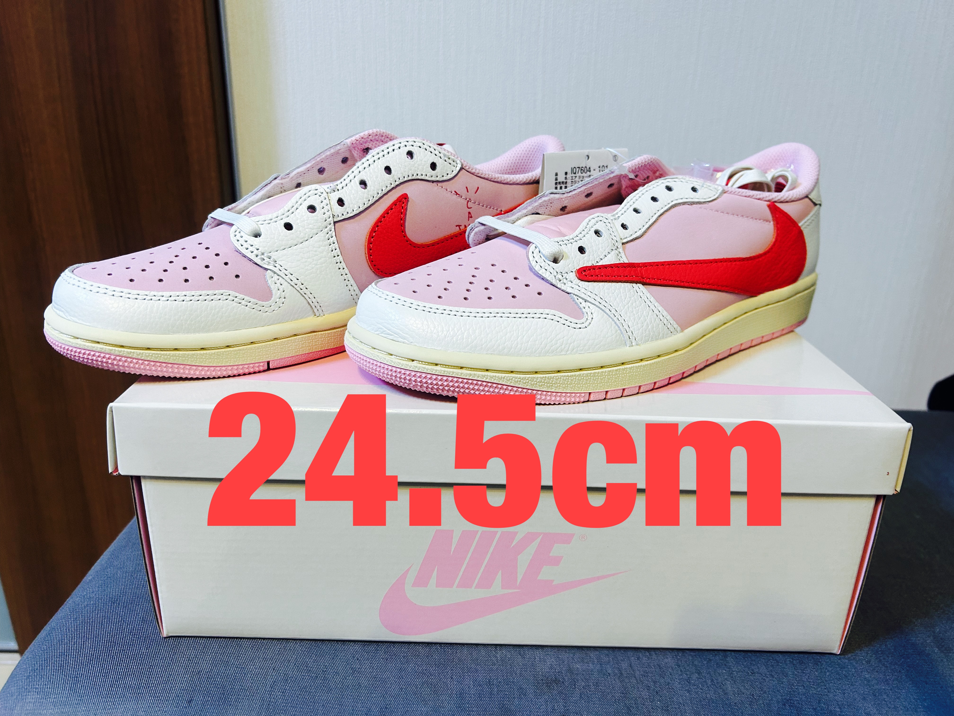 Travis Scott × Nike Air Jordan 1 Retro Low OG "Sail/Tropical Pink"