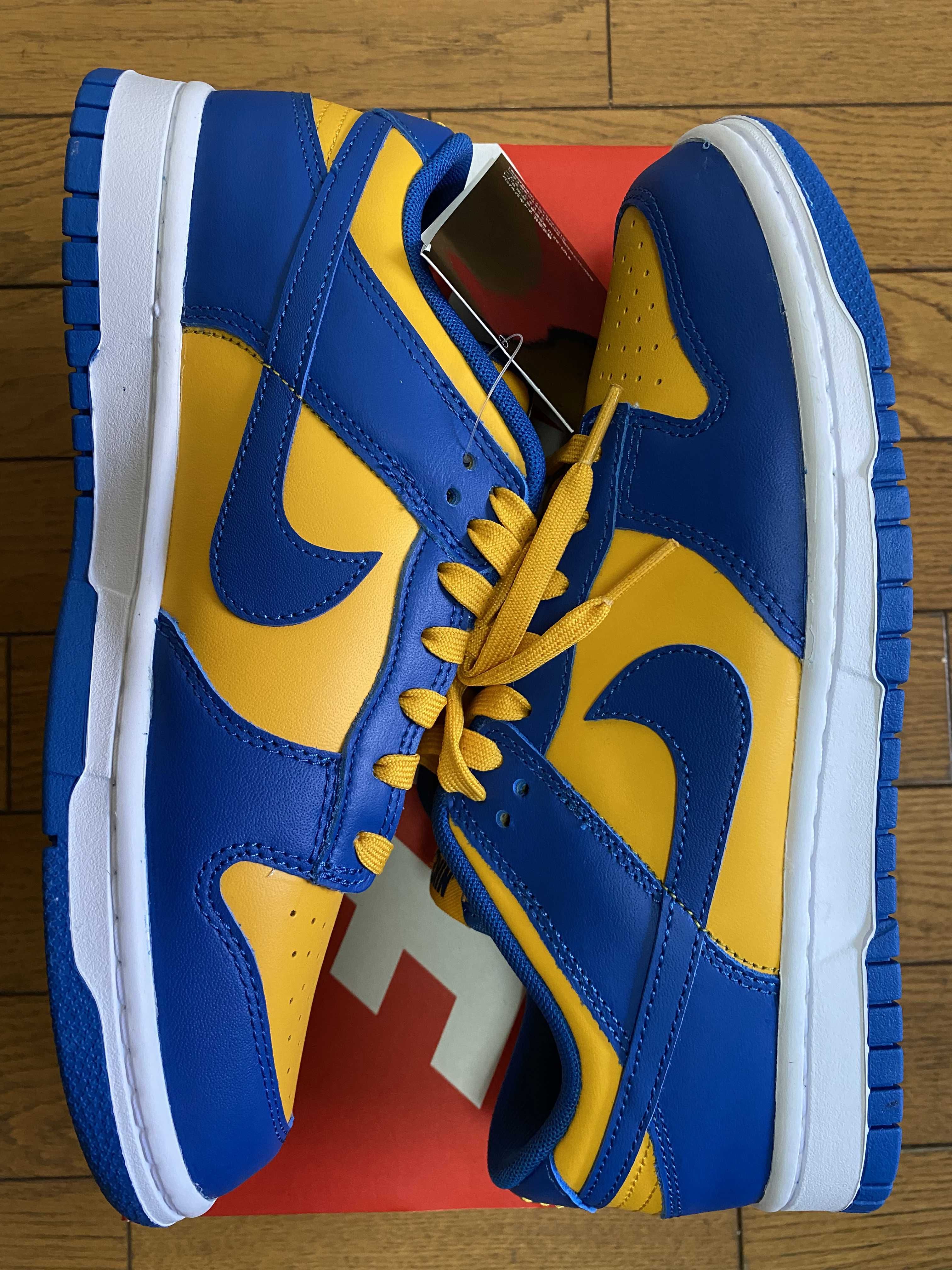Nike Dunk Low "Blue Jay and University Gold"