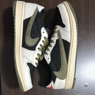 Travis Scott × Nike Women's Air Jordan 1 Low OG "Medium Olive"
