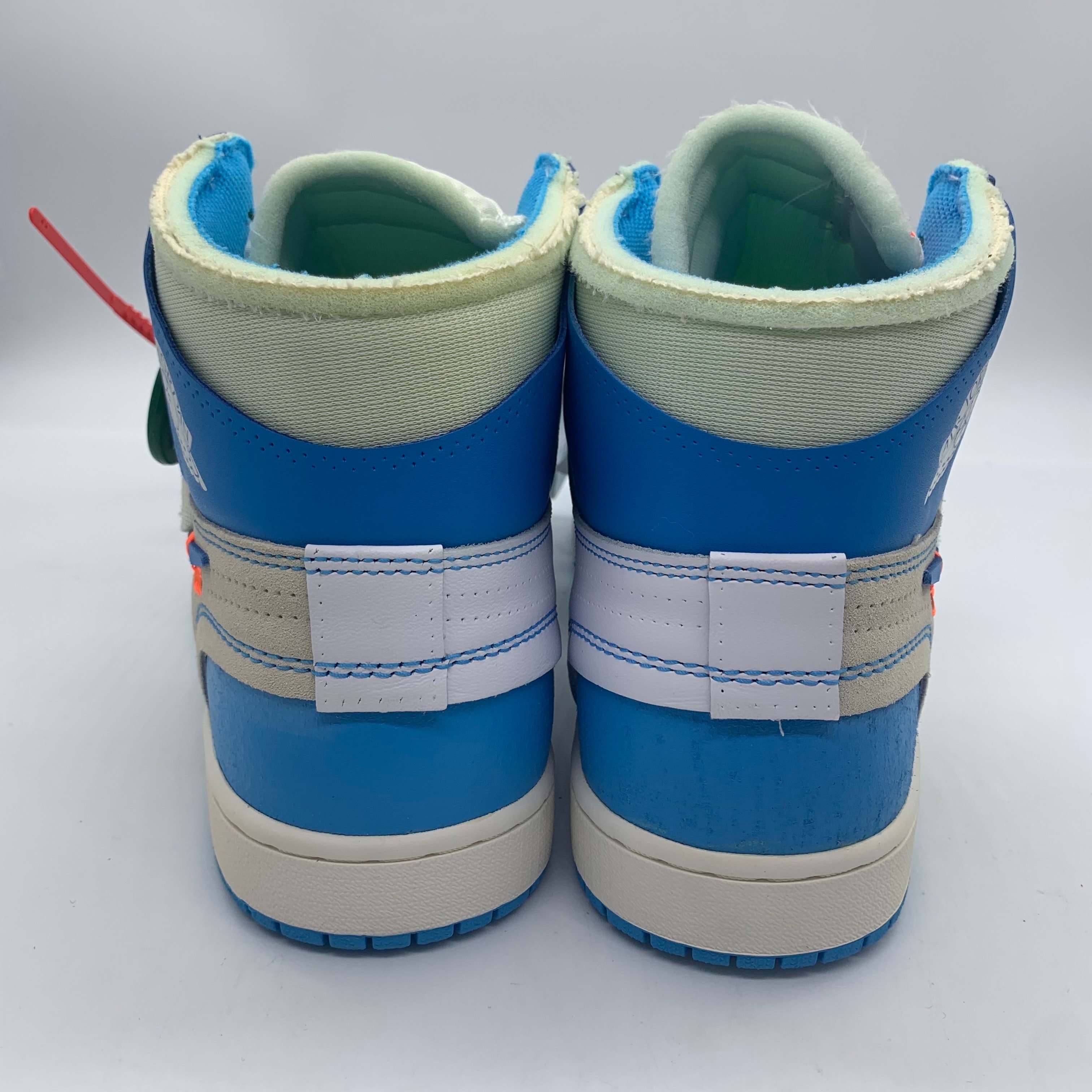 Off-White × Nike Air Jordan 1 High UNC "White/Dark Powder Blue"