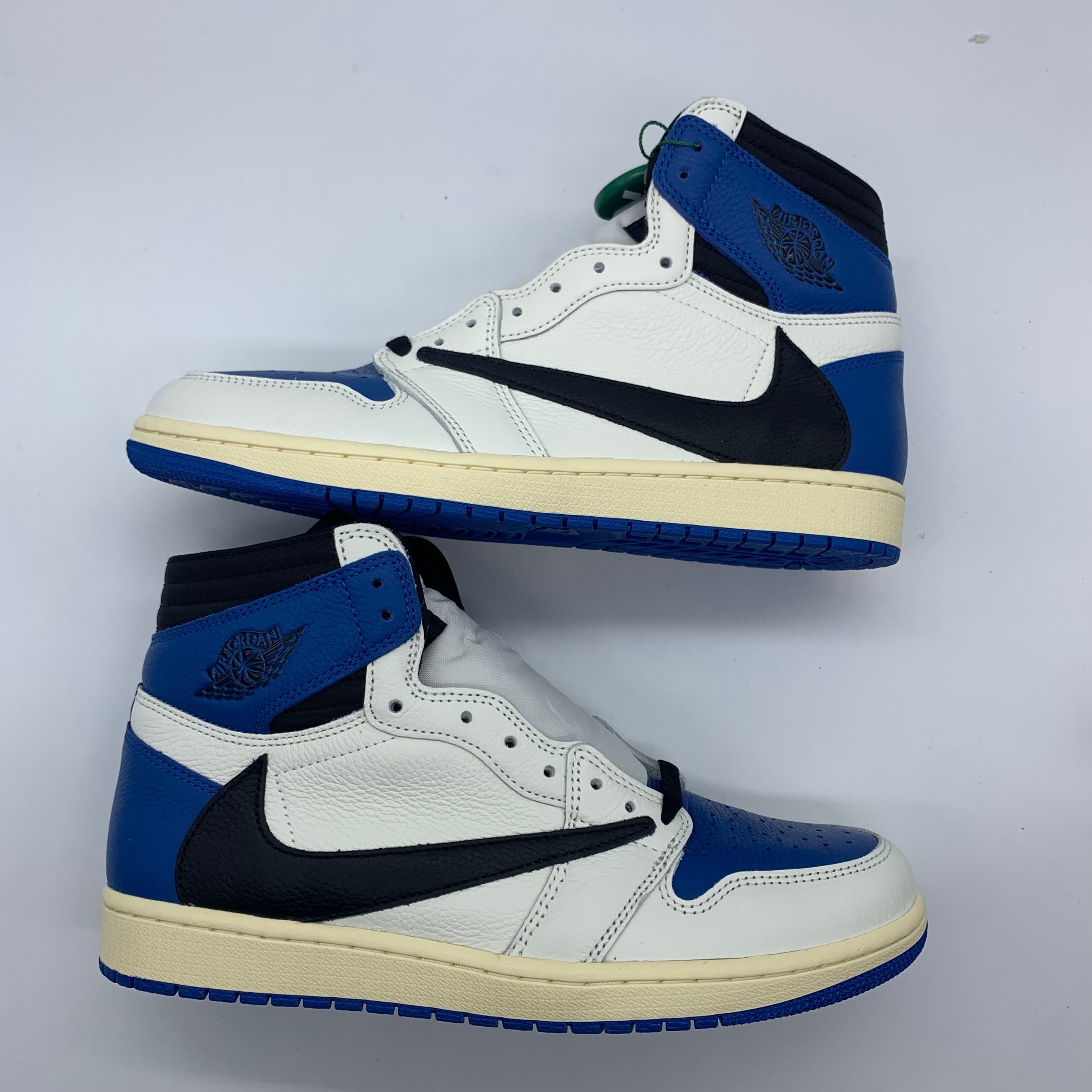 Travis Scott × fragment design × Nike Air Jordan 1 Retro High OG SP "Military Blue"