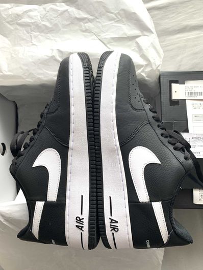 Supreme × COMME des GARCONS SHIRT × Nike Air Force 1 Low "Black/White" (2018)
