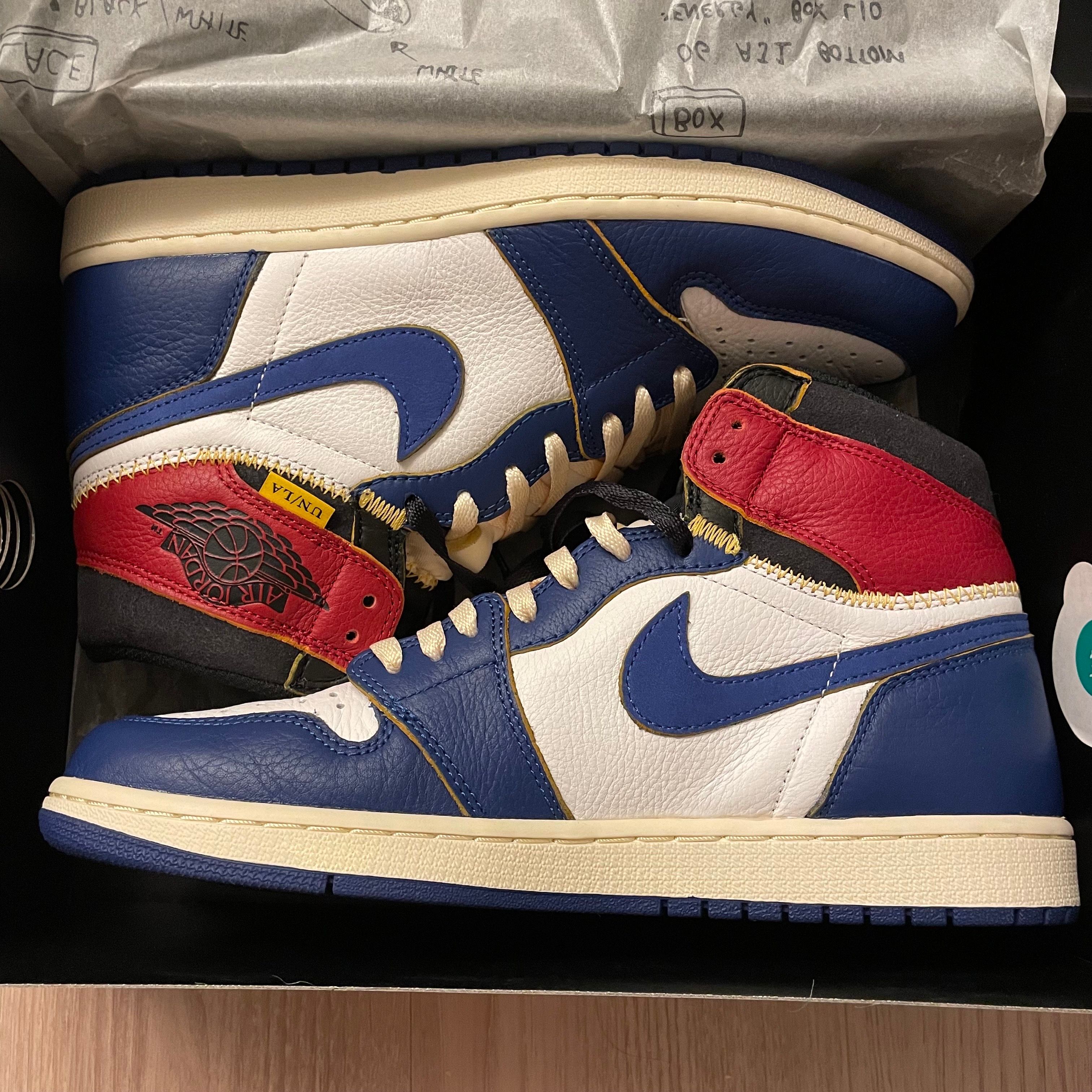 Union × Nike Air Jordan 1 Retro High OG NRG "Storm Blue/Varsity Red"