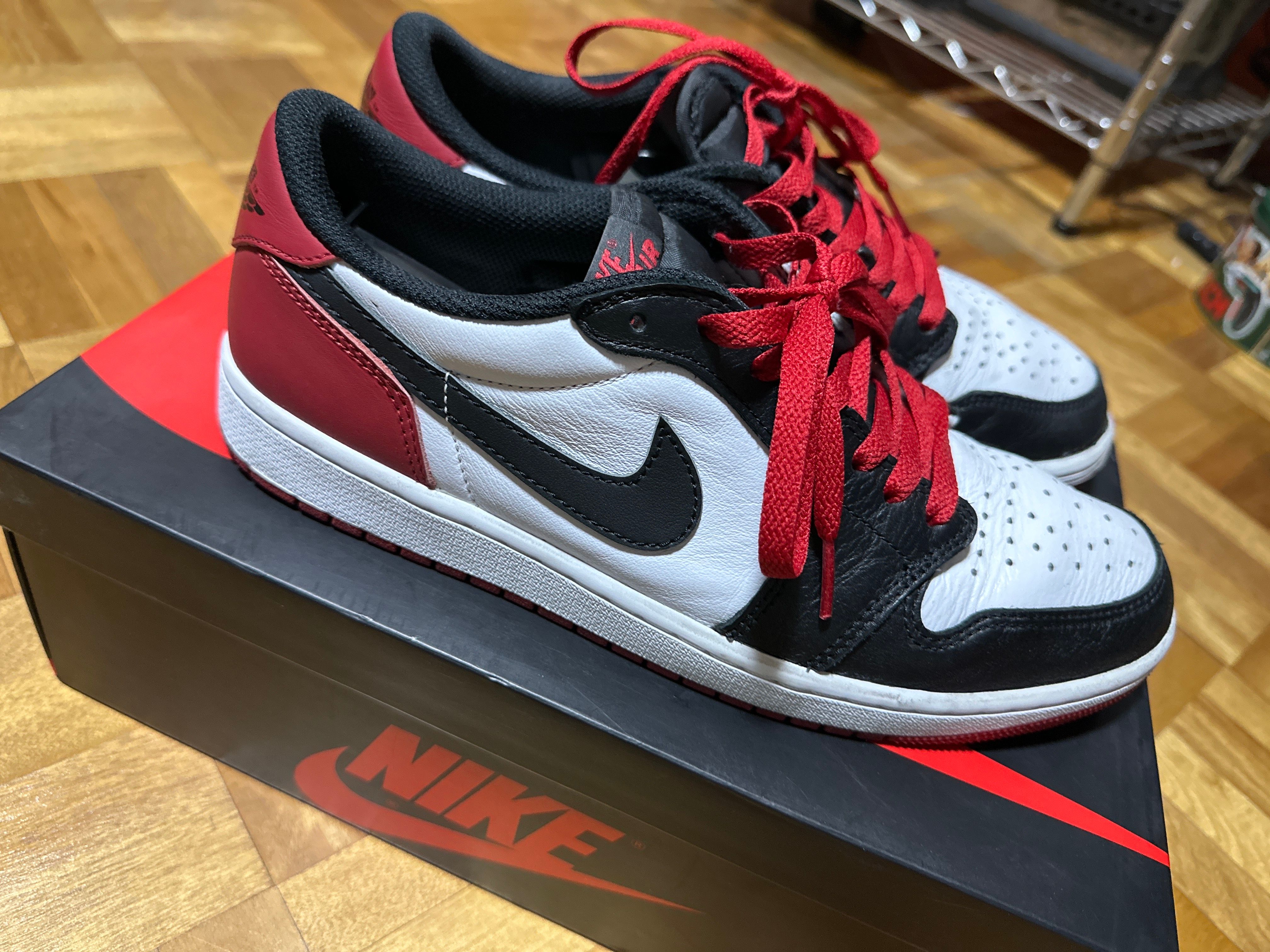 Nike Air Jordan 1 Retro Low OG "Black Toe"