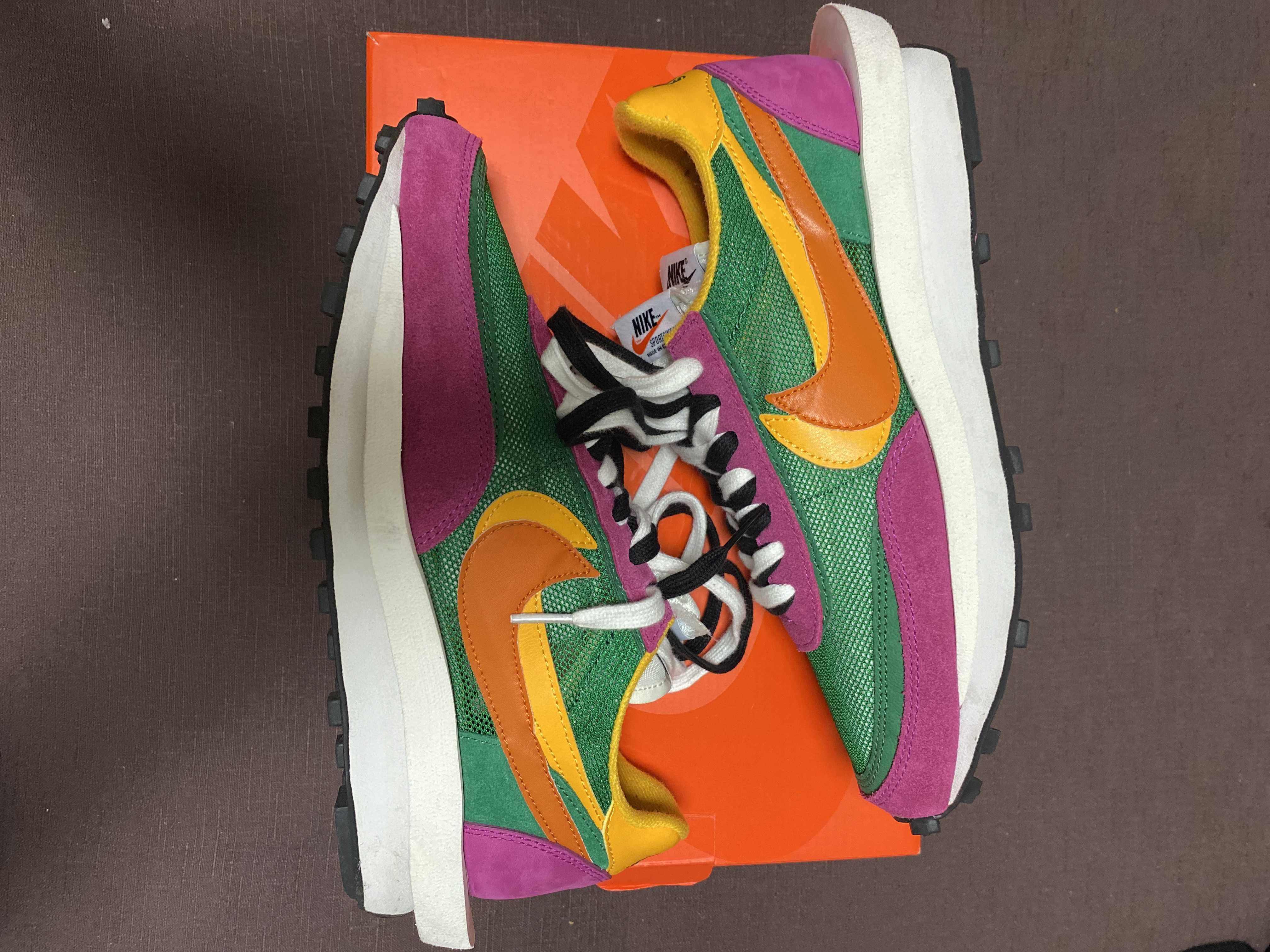 sacai × NIKE LDV WAFFLE "PINE GREEN"