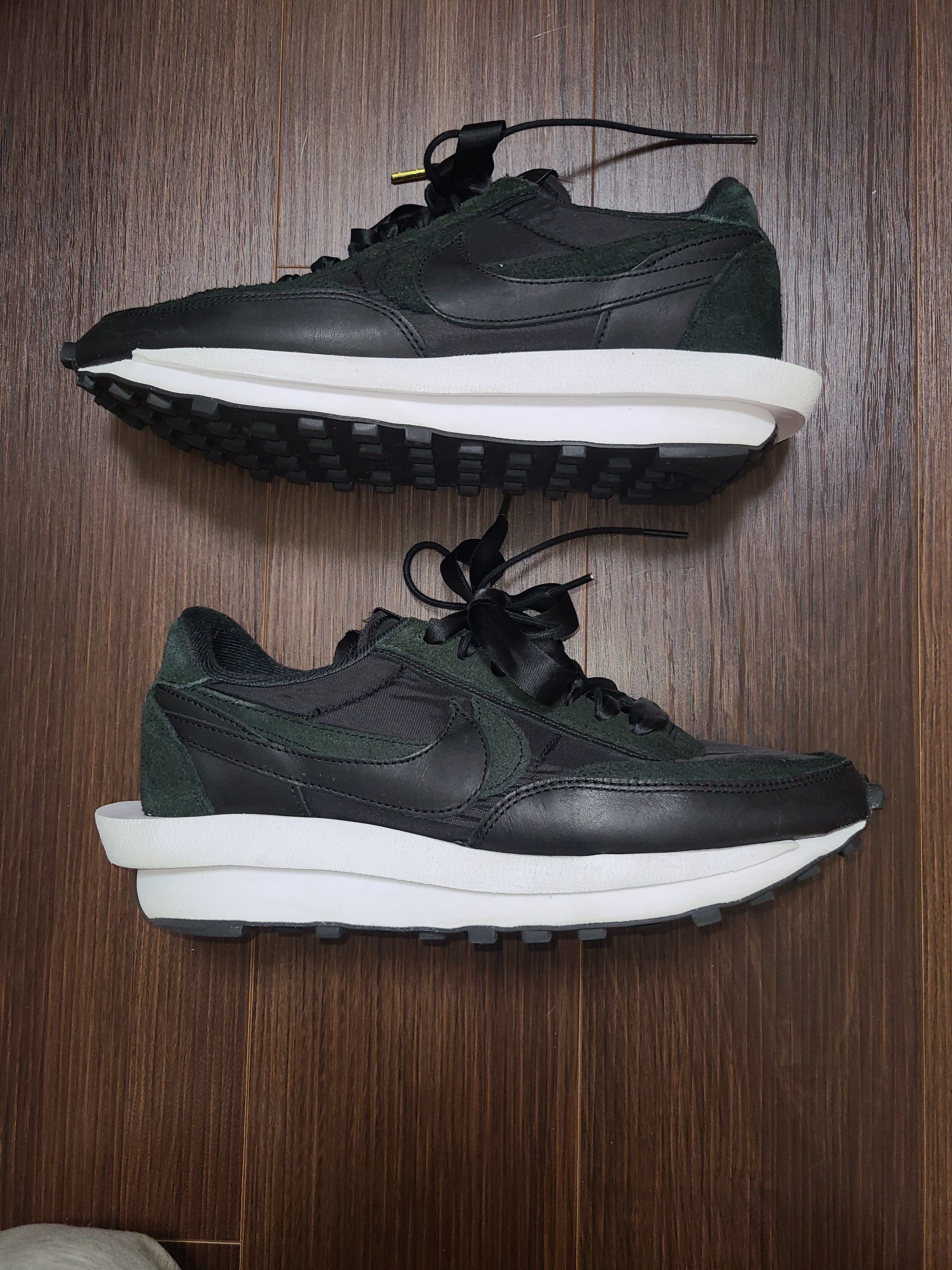 sacai × Nike LDV Waffle "Triple Black"