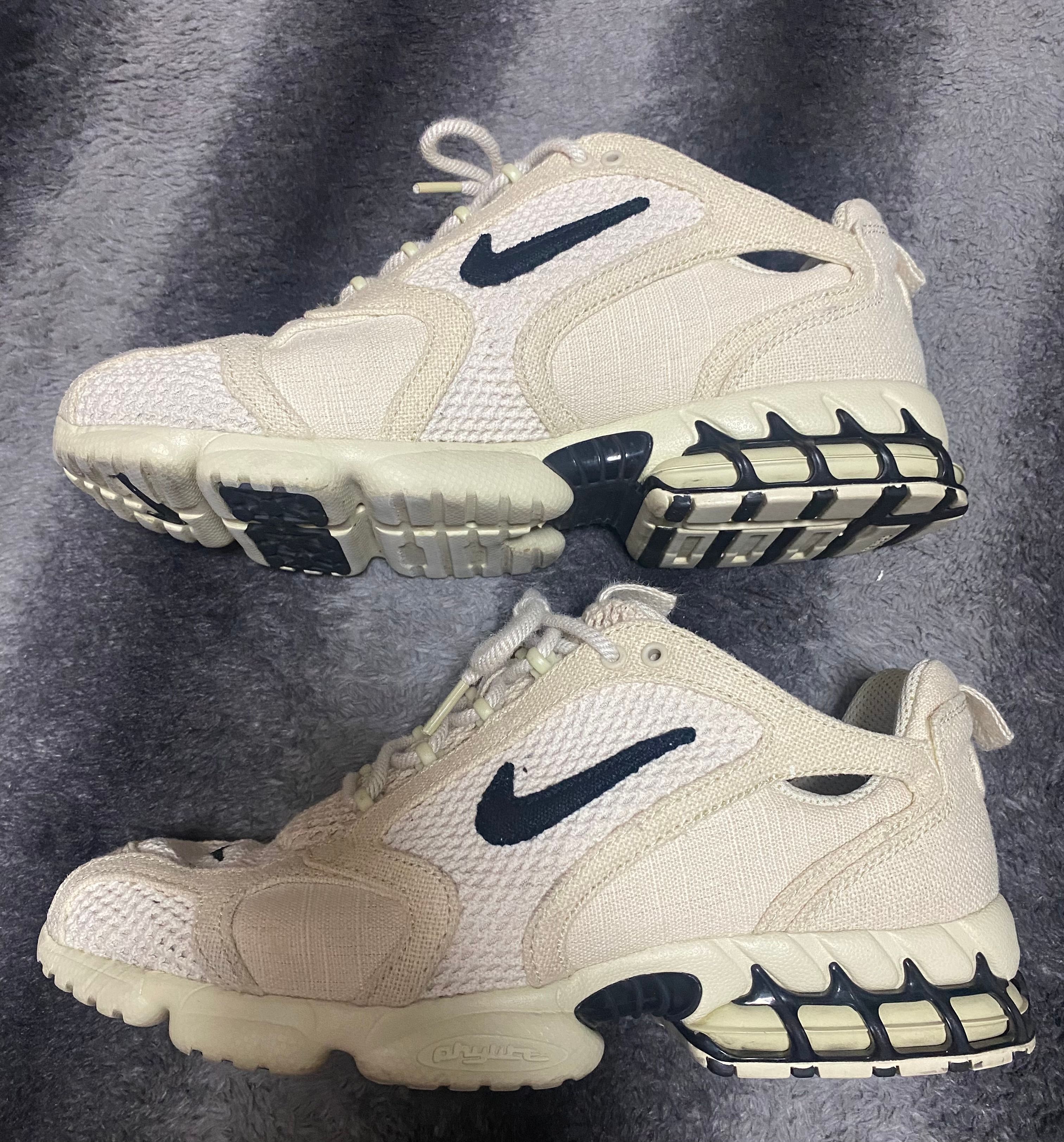 Stussy × Nike Air Zoom Spiridon CG 2 "Fossil/Black"