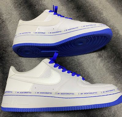 Uninterrupted × Nike Air Force 1 "White/Lapis Blue"