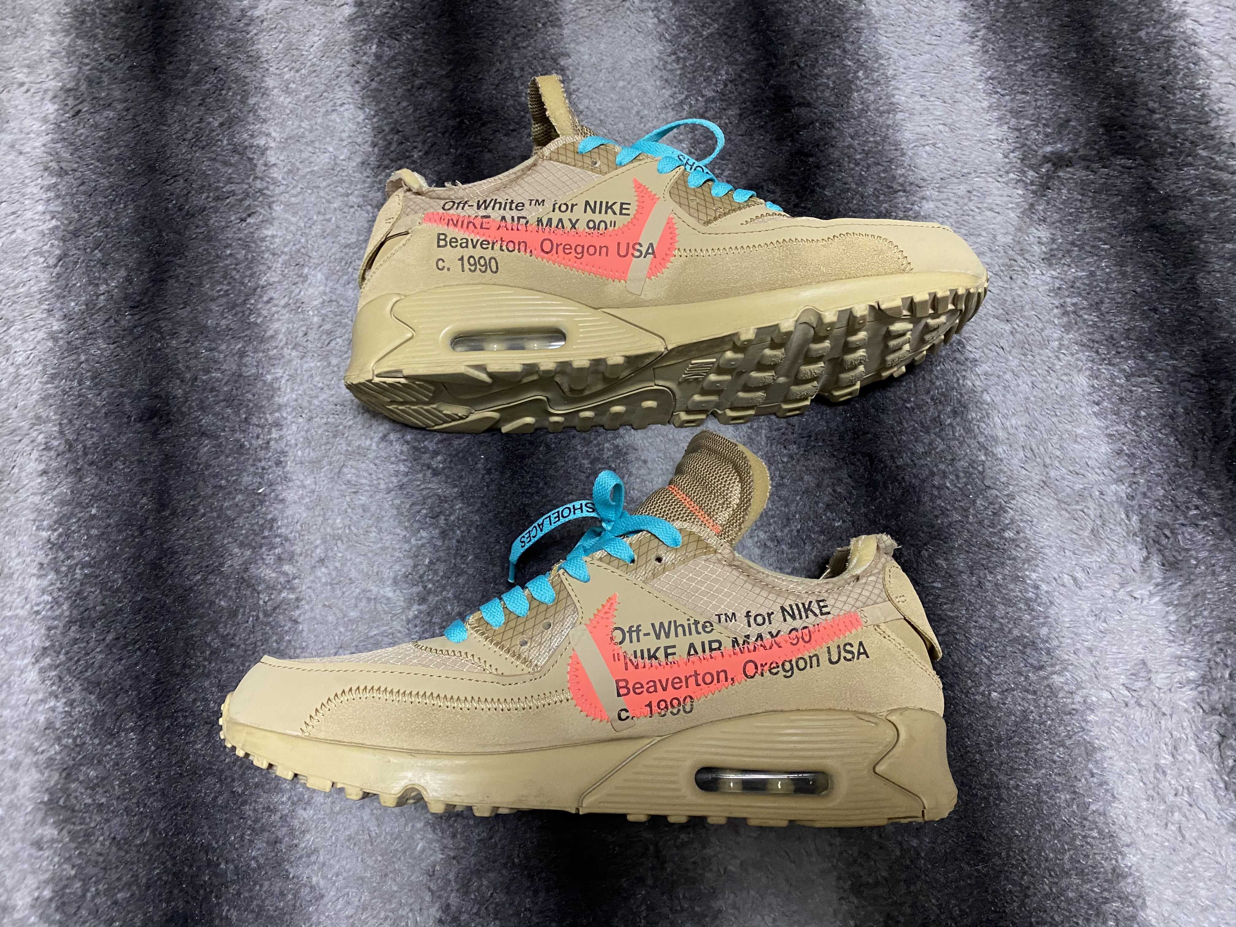 Off-White × Nike Air Max 90 "Desert Ore"
