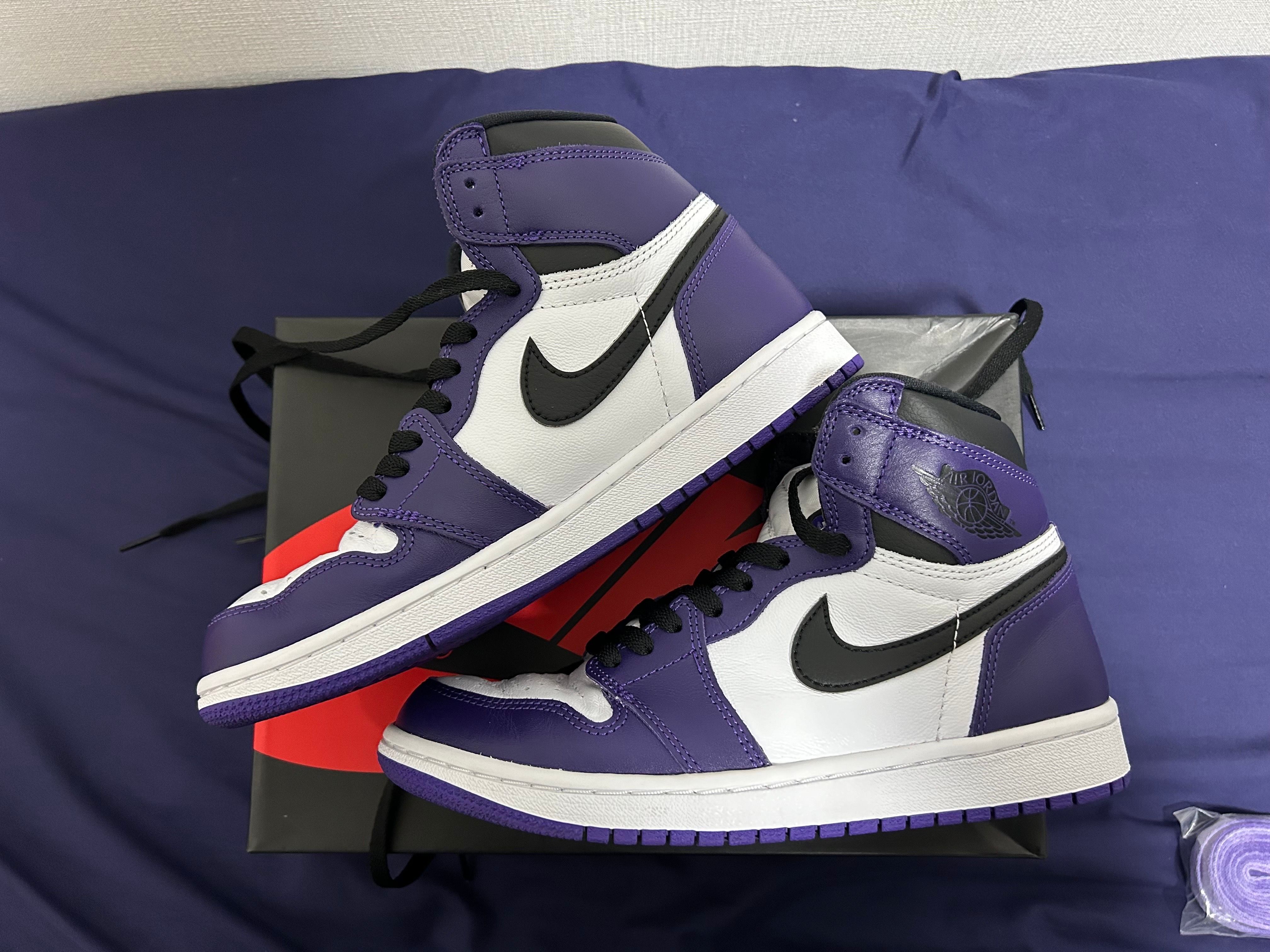 Nike Air Jordan 1 Retro High OG "Court Purple White/Black" (2020)   