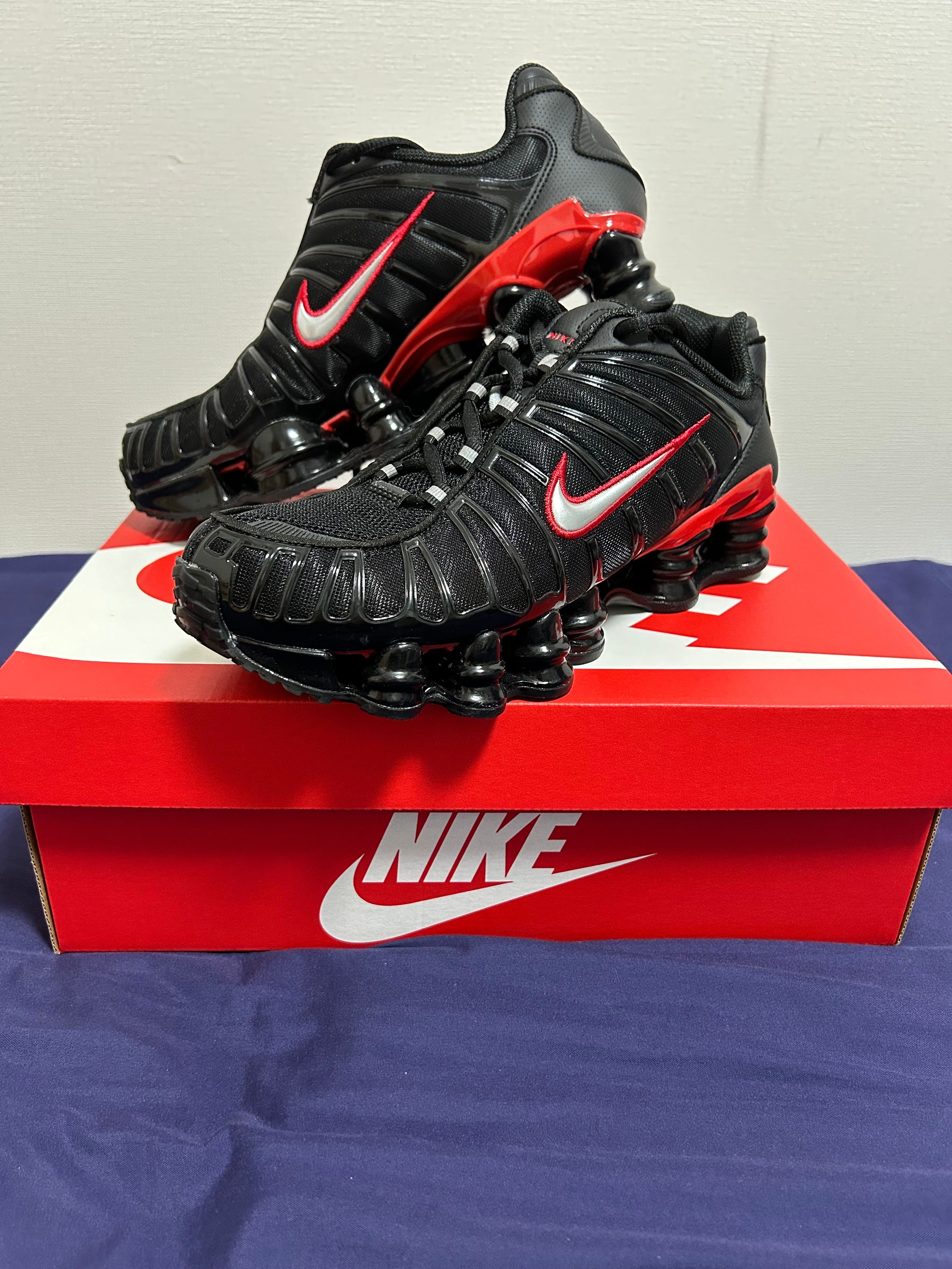 Nike Shox TL "Black/University Red/Metallic Silver"