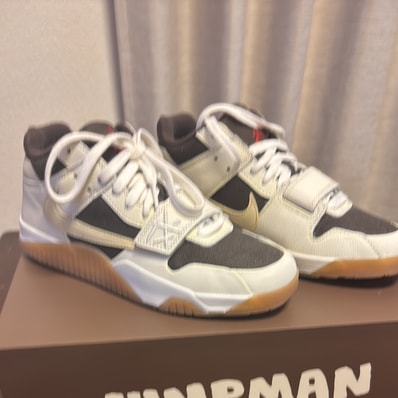 Travis Scott × Nike Jordan Jumpman Jack TR "Sail and Dark Mocha"