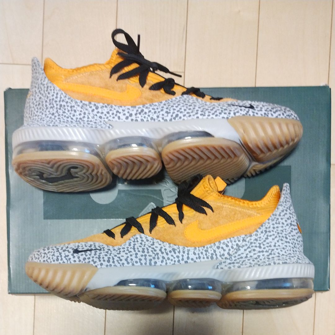atmos × Nike LeBron 16 Low "Safari" (CD9471-800/CI3358-800)