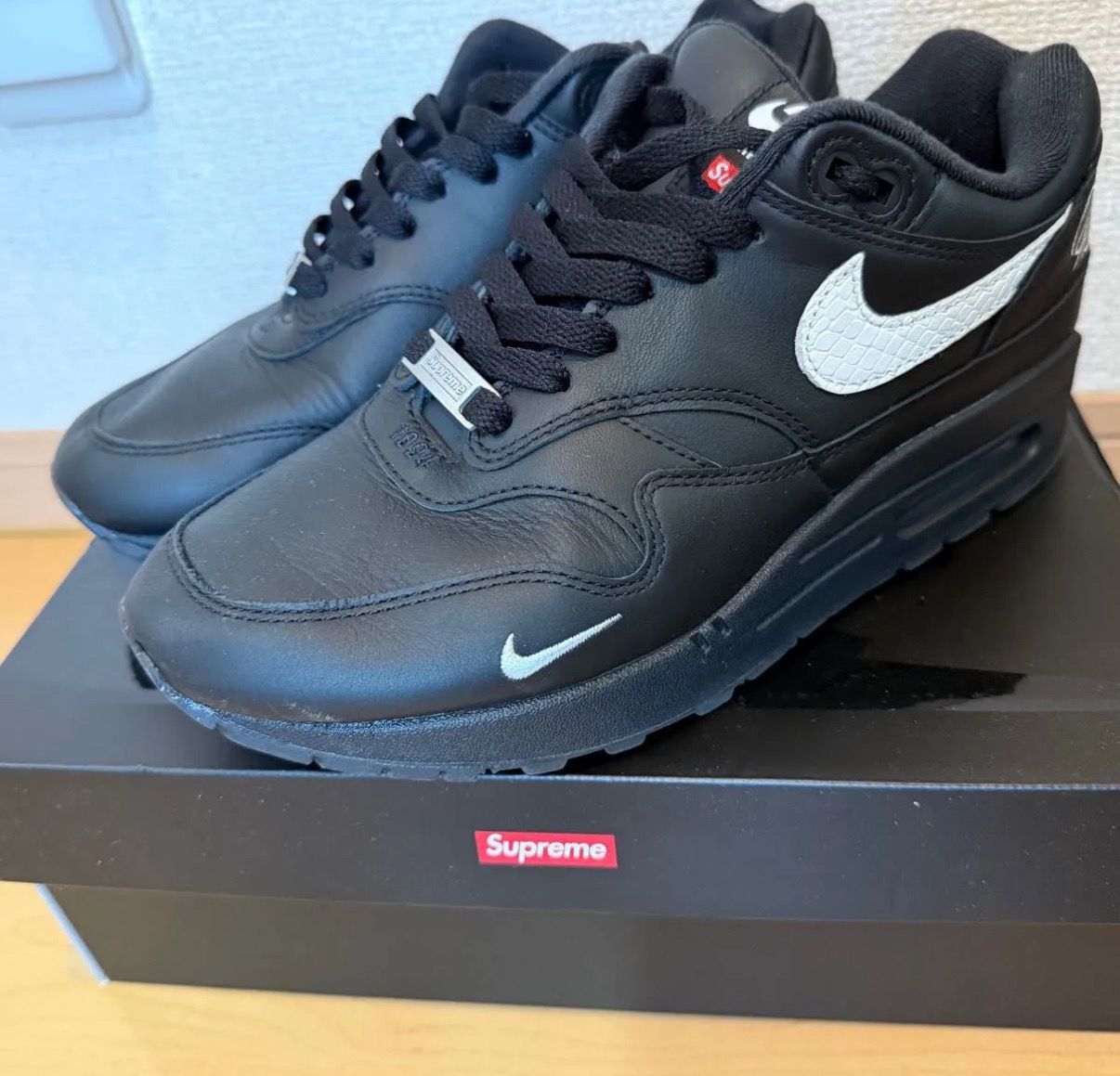 Supreme × Nike Air Max 1 '87 SP "Black" (25SS Week4)