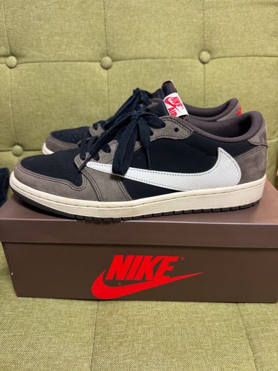 Travis Scott × Nike Air Jordan 1 Low OG SP-T "Black/Dark Mocha"