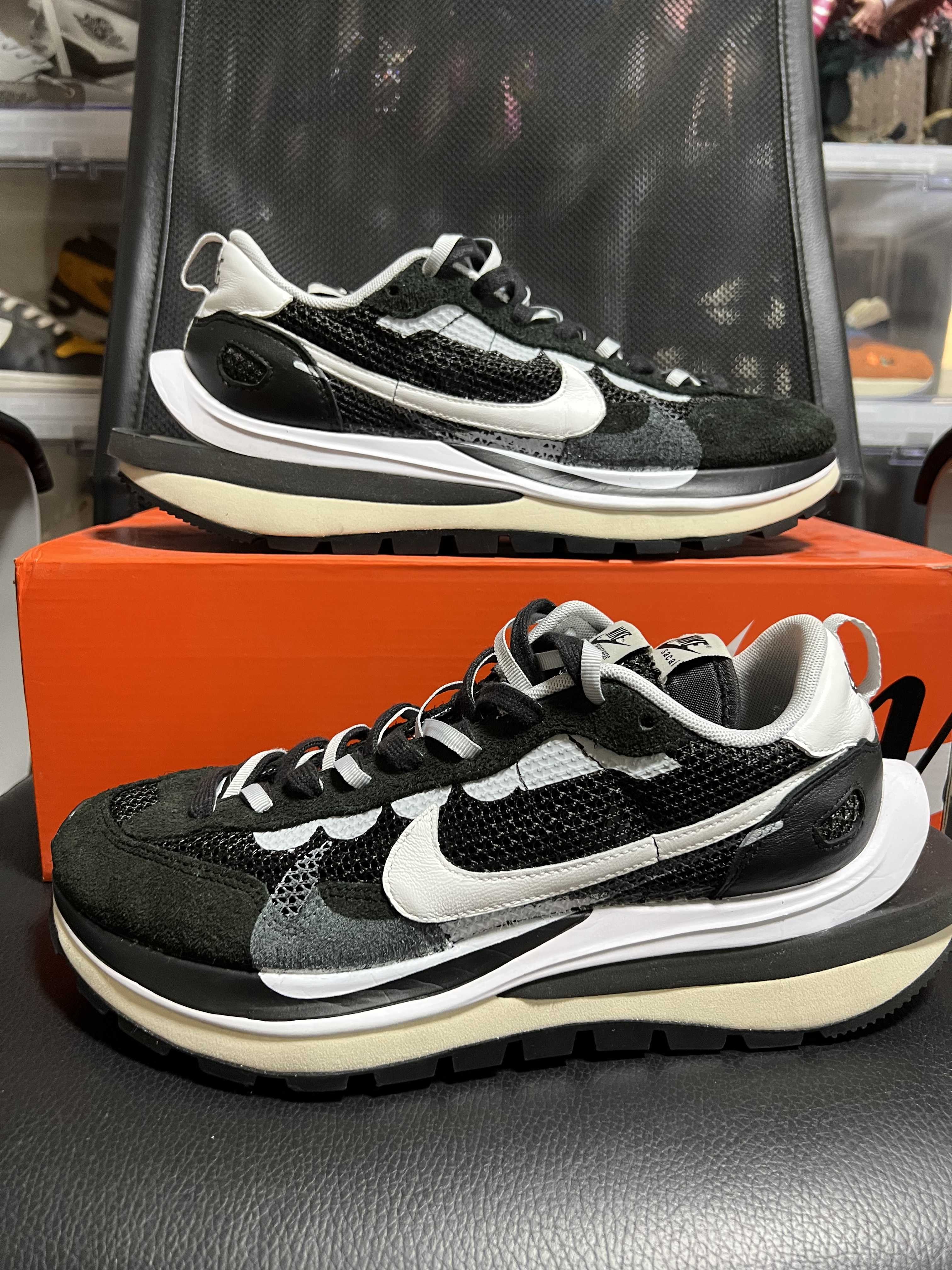sacai × Nike Vapor Waffle "Black and White"