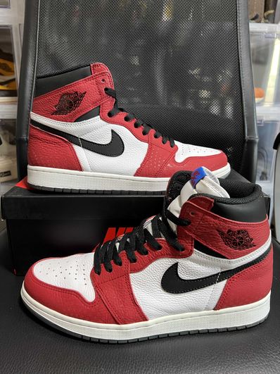 Spiderman × Nike Air Jordan 1 Origin Story "Gym Red/White/Photo Blue/Black"
