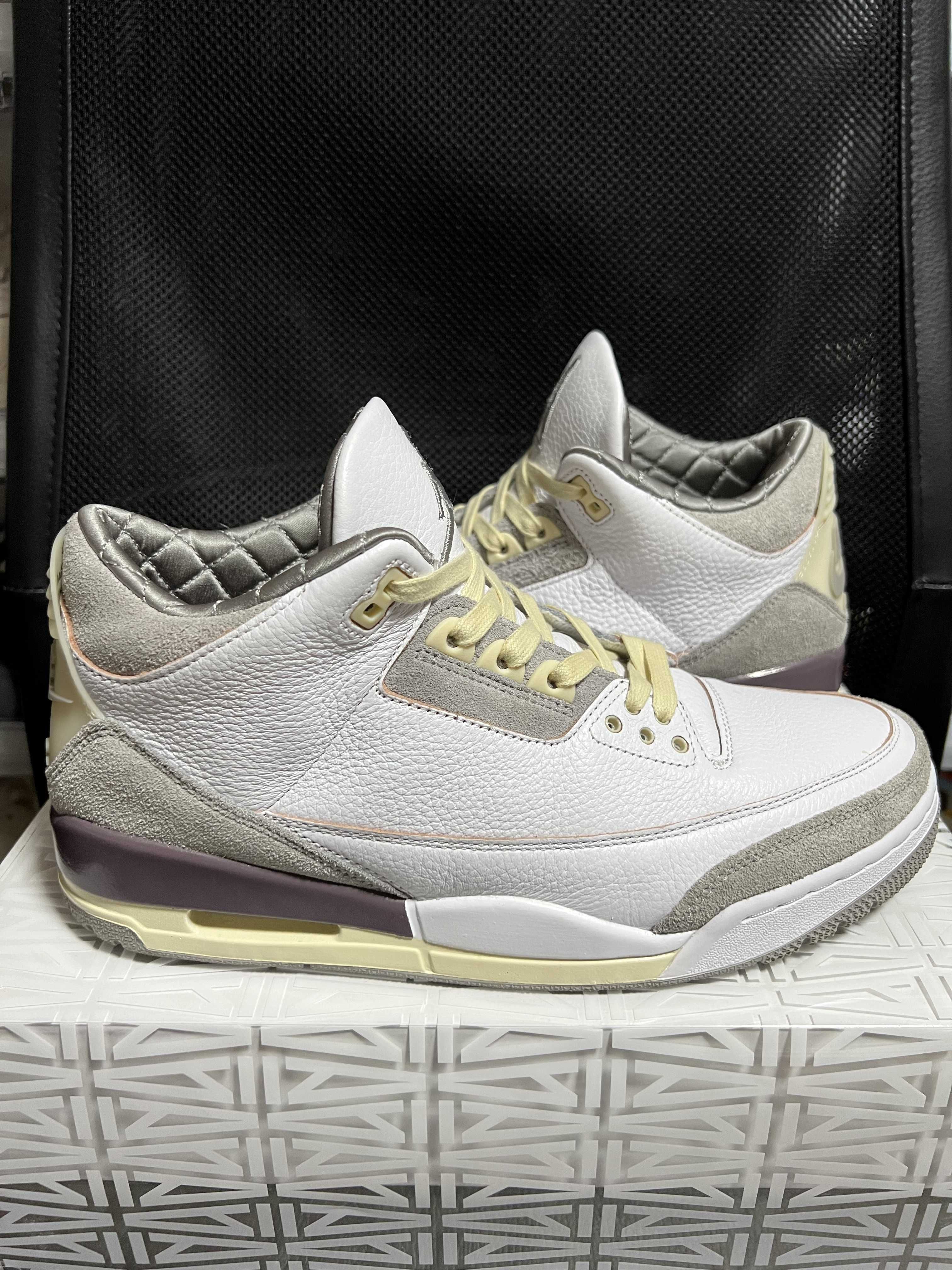 A Ma Maniere × Nike Women's Air Jordan 3 Retro SP "White/Medium Grey Violet Ore"