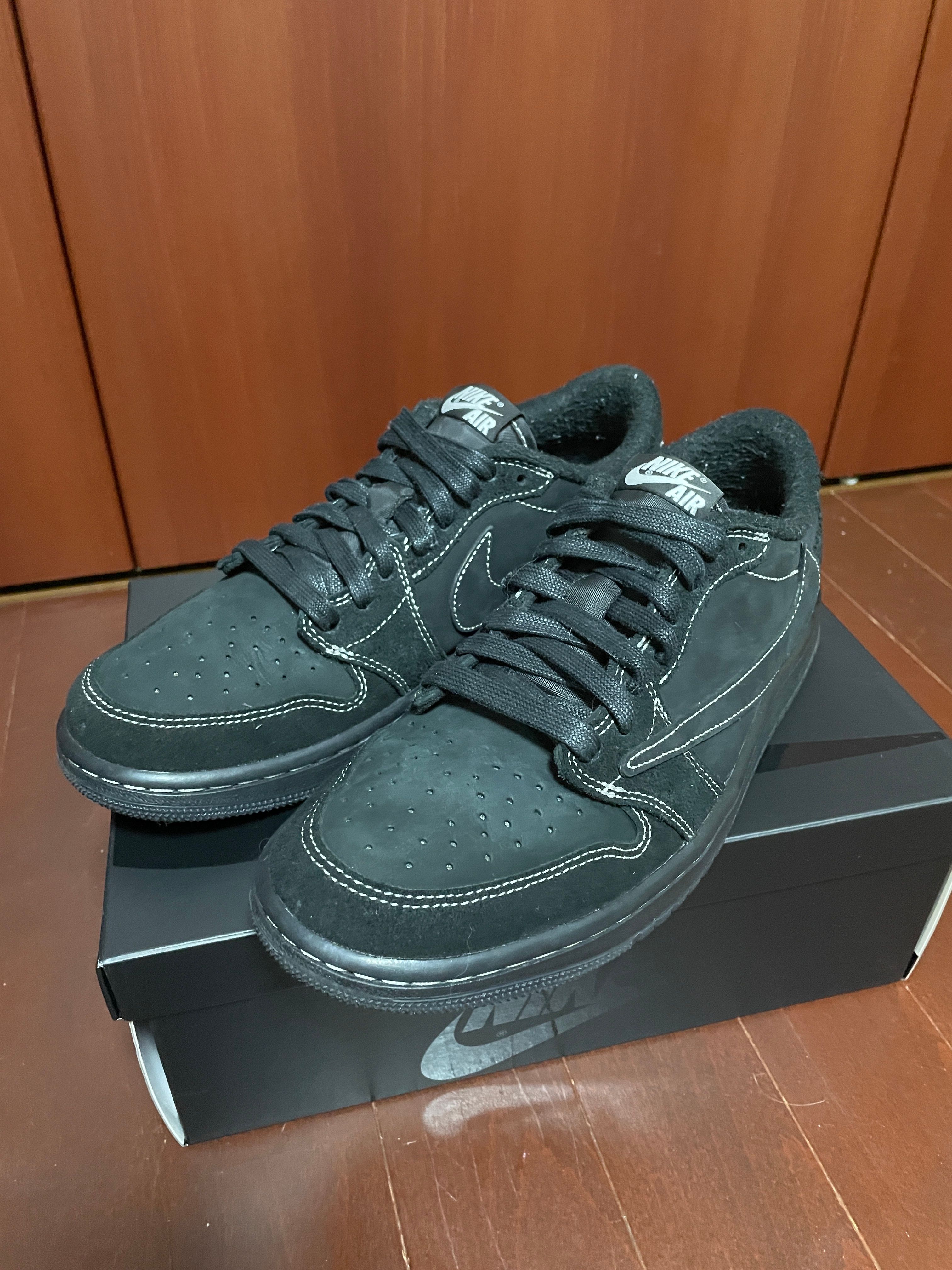 Travis Scott × Nike Air Jordan 1 Low OG SP "Black Phantom"