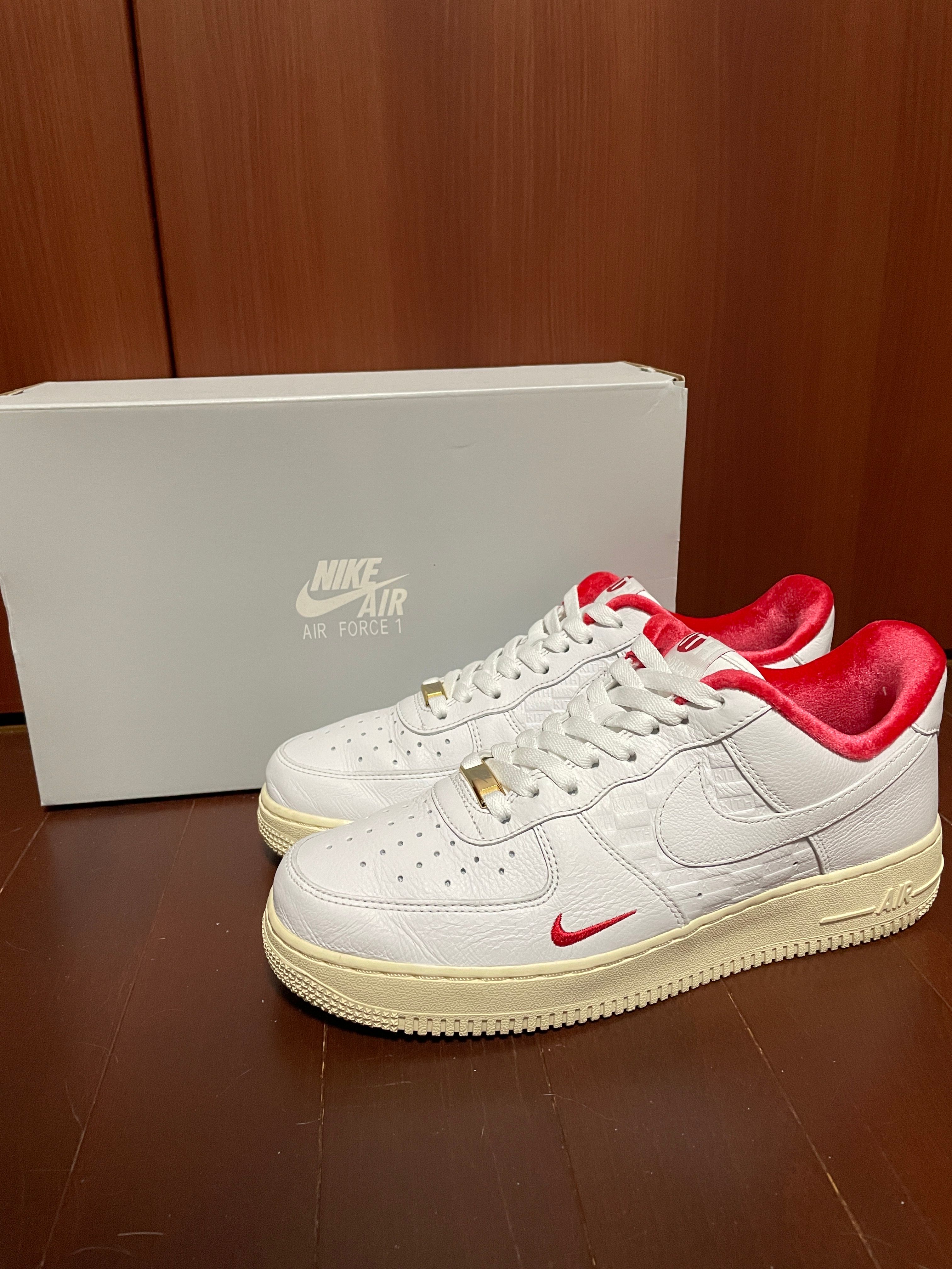 KITH × Nike Air Force 1 Low "White/Red"