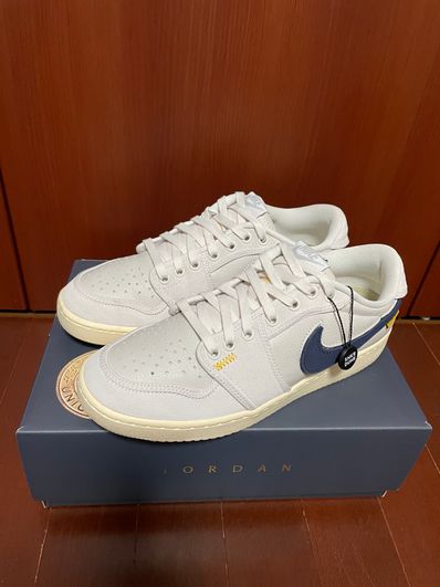 UNION × Nike Air Jordan 1 Low KO "Sail Leather"
