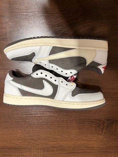 Travis Scott × Nike Air Jordan 1 Low OG SP "Reverse Mocha/Sail and Ridgerock"