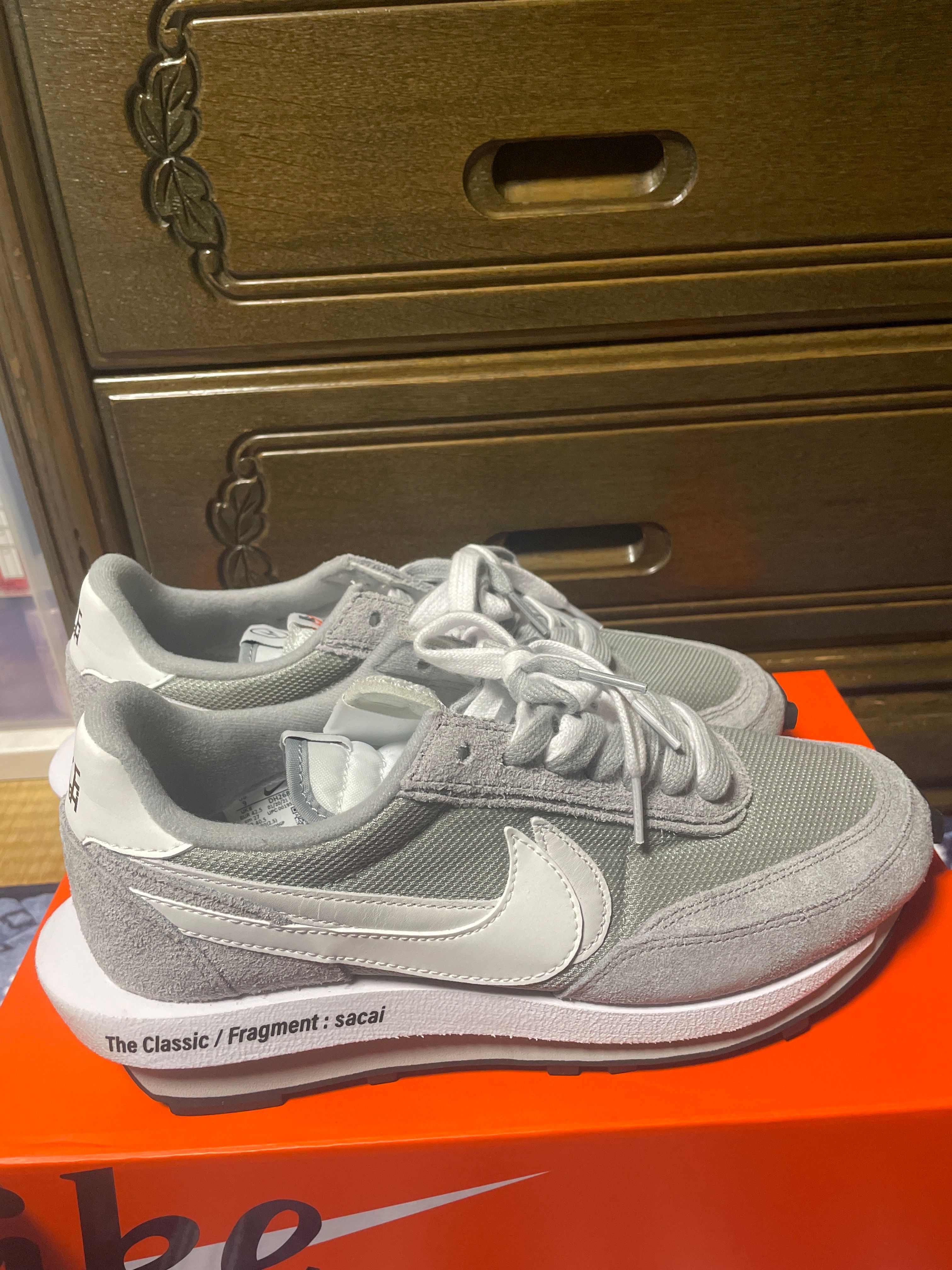 Fragment × sacai × Nike LD Waffle "Light Smoke Grey"