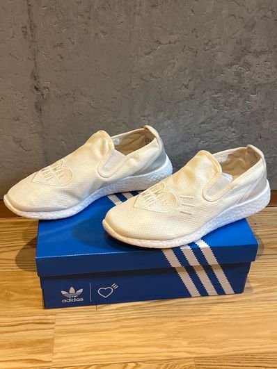 HUMAN MADE × adidas PURE SLIP ON "CREAM WHITE"