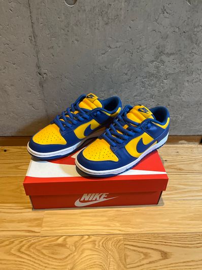 Nike Dunk Low "Blue Jay and University Gold"