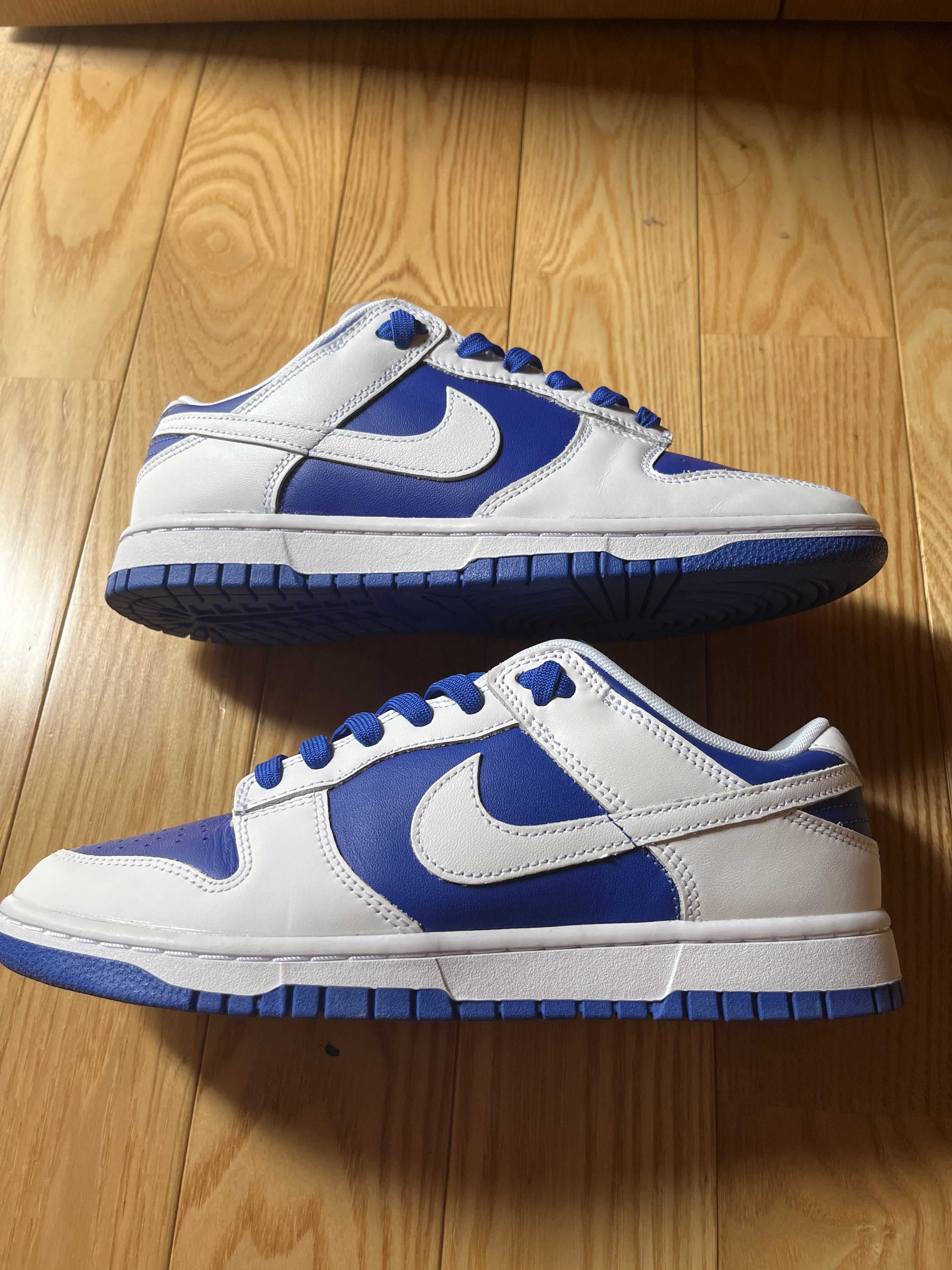 Nike Dunk Low Retro "Racer Blue and White"