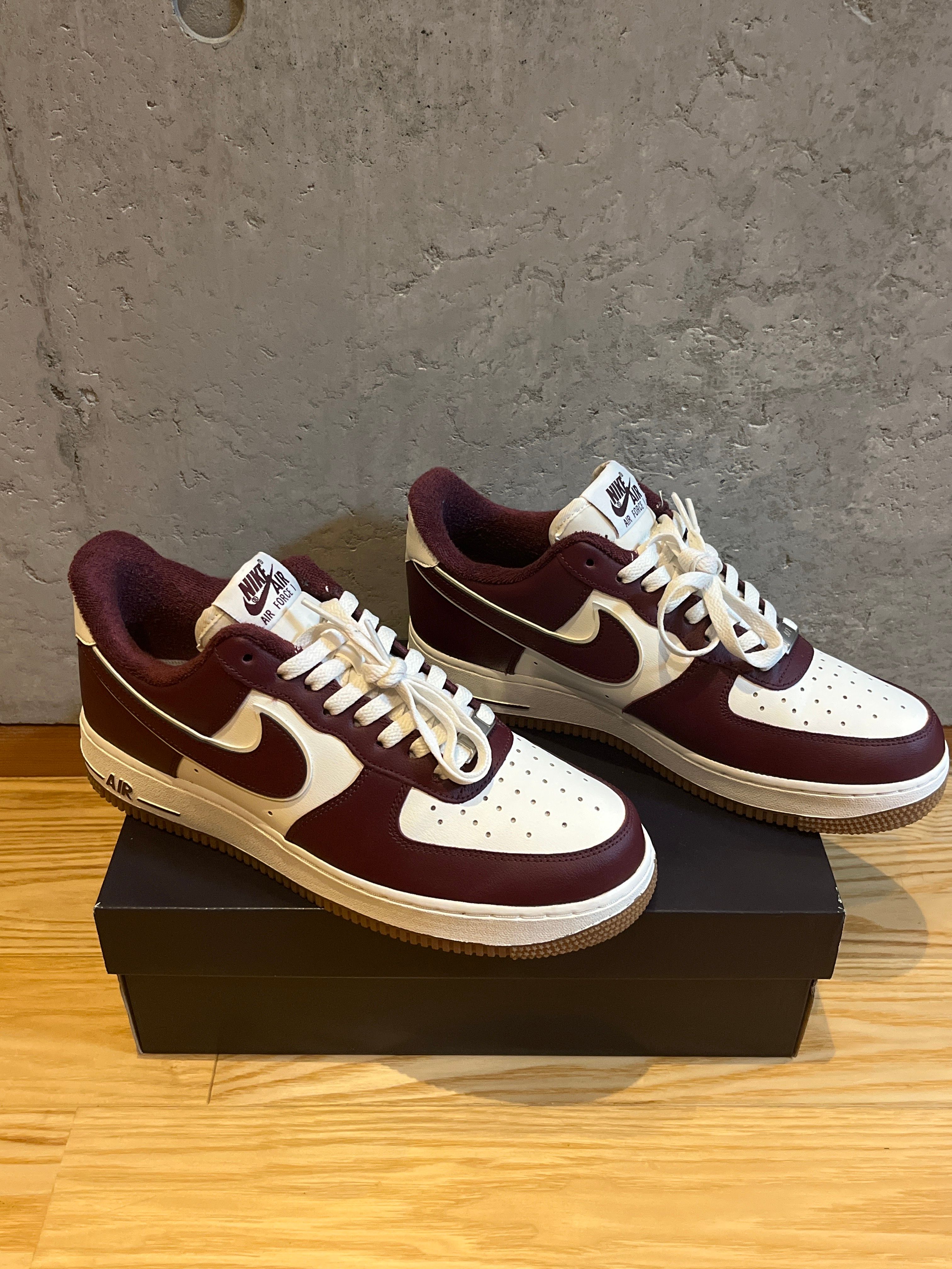 Nike Air Force 1 Low College Pack "Burgundy/White"